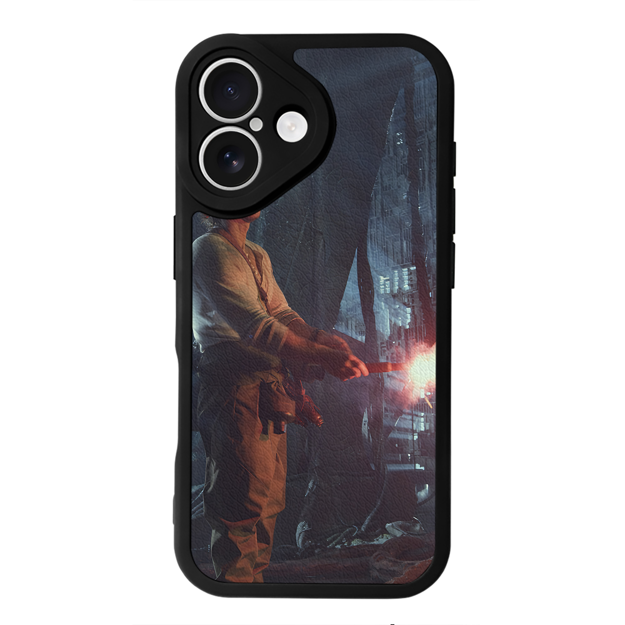 （画像用） Transformers トランスフォーマー 【iPhone 16シリーズ対応】シリコンスマホケース（レザー調） 材質：シリコン